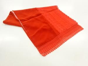 ビロードレース花模様ショール